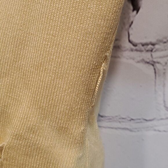 HWR Anthropologie yellow silk blend sweater - Picture 5 of 7